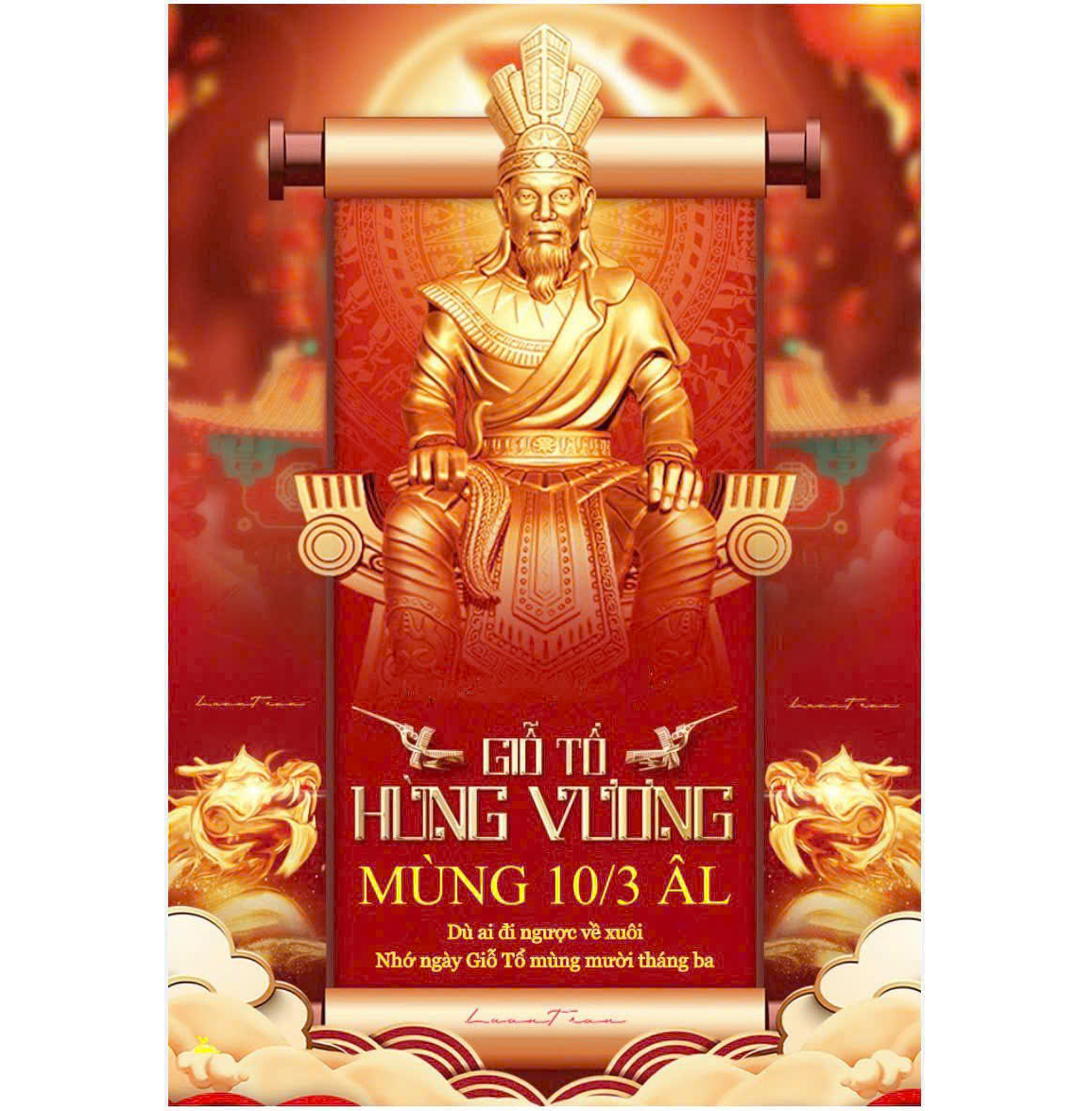 Nhớ ngày Giỗ Tổ Mùng 10 tháng 03